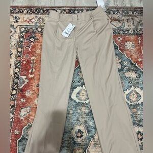 Women's Classic Tan Suit Pants